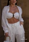 CAMISA FEMININA OFF WHITE PERFECT WAY