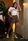 Perfect Way - SHORTS FEMININO marrom