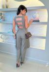 CONJUNTO COLETE ALONGADO ALFAIATARIA C/ ABOTOAMENTO FEMININO verde militar PERFECT WAY