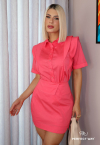 CONJUNTO CAMISA + SAIA CURTA ROSA PERFECT WAY