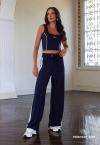 REGATA CROPPED FEMININO AZUL MARINHO PERFECT WAY