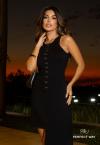 VESTIDO FEMININO CAVADO ASSIMETRICO COM COLCHETE PRETO PERFECT WAY