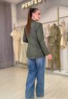BLAZER C/ FRANJA FEMININO VERDE OLIVA PERFECT WAY