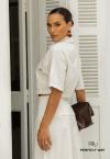 CAMISA FEMININA CROPPED CRU PERFECT WAY