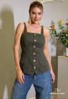 BLUSA FEMININA VERDE MILITAR PERFECT WAY