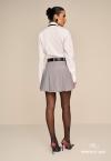 SHORTS SAIA  C/ PREGAS FEMININO CINZA PERFECT WAY