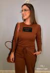 CONJUNTO FEMININO BLUSA + CALÇA CACAU PERFECT WAY