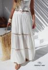 SAIA MAXI MIDI FEMININA OFF WHITE PERFECT WAY