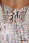 VESTIDO FEMININO CURTO JUSTO AZUL BEBÊ PERFECT WAY