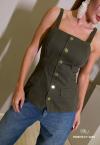BLUSA FEMININA VERDE MILITAR PERFECT WAY