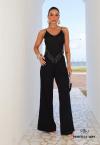 CROPPED FEMININO BORDADO PRETO PERFECT WAY