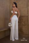 CALÇA PANTALONA FEMININA OFF WHITE PERFECT WAY