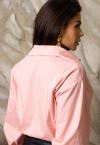 CAMISA  BORD INDUTRIAL C/ COLISE FEMININA rosa PERFECT WAY