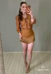 BATA FEMININA AMENDOA PERFECT WAY