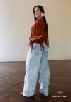 T- SHIRTS CROPPED  BORD INDUSTRIAL  FEMININA TERRACOTA PERFECT WAY