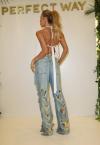 CALÇA JEANS DIRTY  DESTROYED COS INTERMEDIARIO FEMININA DIRTY JEANS PERFECT WAY