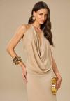 BLUSA FRENTE UNICA FEMININO BEGE PERFECT WAY