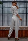 BLUSA TRANSPASSADA DE PAETÊ off white PERFECT WAY