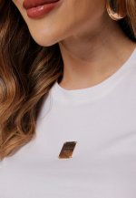 T- SHIRTS  CROPPED DET METAL FRENTE OFF WHITE PERFECT WAY