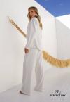BLAZER FEMININO OFF WHITE PERFECT WAY