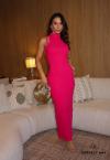 VESTIDO FEMININO MAXI MIDI   pink PERFECT WAY