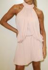 VESTIDO SOLTO C/ PLA FLUIDA FEMININO ROSA PERFECT WAY