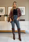 CALÇA SKINNY JEANS FEMININA DIRTY JEANS PERFECT WAY
