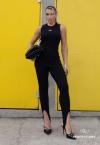 CONJUNTO REGATA + CALÇA SKINNY COM PEZINHO PRETO PERFECT WAY