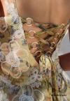 VESTIDO MIDI FEMININO amarelo vintage PERFECT WAY