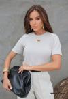Perfect Way - T- SHIRT FEMININA cinza