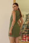 VESTIDO COLETE    VERDE PERFECT WAY