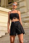 TOP CROPPED  PRETO PERFECT WAY