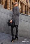 CASACO TRECH COAT PRETO PERFECT WAY