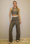 CALÇA FEMININA COS DUPLO VERDE MILITAR PERFECT WAY