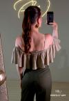 CROPPED  FEMININO CAQUI PERFECT WAY