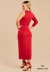 VESTIDO FEMININO MAXI MIDI VERMELHO. PERFECT WAY