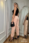 CALÇA JOGGER  BEGE PERFECT WAY