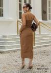 SAIA MIDI  FEMININA MASCAVO PERFECT WAY