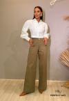 CAMISA CROPPED OVER OFF WHITE PERFECT WAY