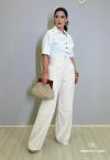 CAMISA FEMININA CROPPED CRU PERFECT WAY