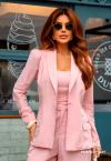 BLAZER FEMININO ROSA PÓ PERFECT WAY