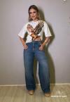 T- SHIRTS  CROPPED OVER FEMININO ESTAMPA OFF WHITE PERFECT WAY