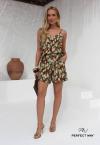 Perfect Way - SHORTS FEMININO ESTAMPADO CACAU COM VERDE