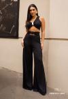 TOP FEMININO UM OMBRO SÓ PRETO PERFECT WAY