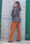 BLAZER  CINZA ESCURO PERFECT WAY