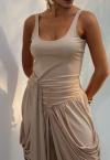 CROPPED REGATA C/ FAIXA FEMININO NUDE PERFECT WAY