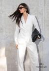 BLAZER FEMININO COM OMBREIRA OFF WHITE PERFECT WAY