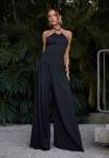 MACACÃO LONGO PANTALONA FEMININO PRETO PERFECT WAY