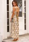 VESTIDO MIDI FEMININO amarelo vintage PERFECT WAY