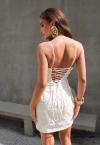 VESTIDO CURTO FEMININO CRU PERFECT WAY